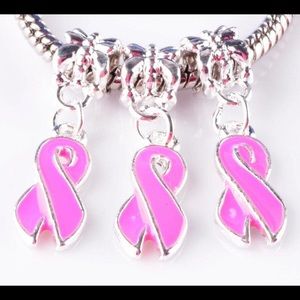 Price Drop Breast cancer awareness charm